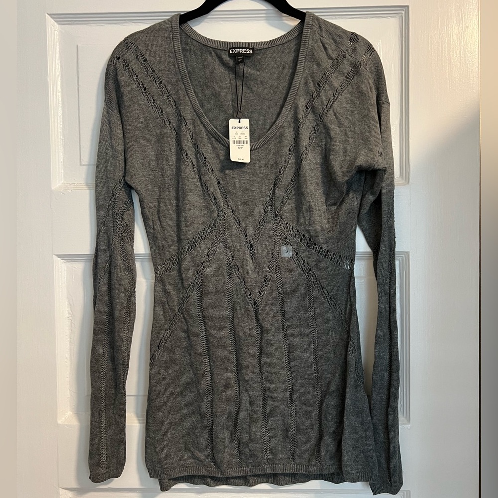 NWT Express long sleeve knit top size Small/Petite